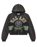 Vale Forever Gem Zip Up Hoodie Black
