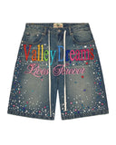 Vale Forever Ice Cream Jorts Blue