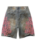 Vale Forever Lucky Charms Jorts Blue/Pink