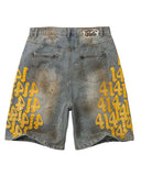 Vale Forever Lucky Charms Jorts Blue/Yellow