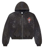 Vale Forever Pluto Cluster Zip Up Hoodie Black