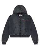 Vale Forever Staple Zip Up Hoodie Faded/Black