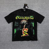 GLAZAGOD Vade Retro Tenebras Graphic T-Shirt
