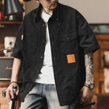 #CO8000-5122-ST# Japanese workwear short-sleeved shirt