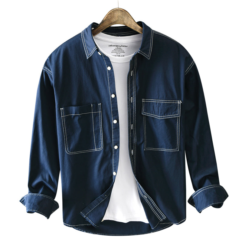 #DMQ-Z123# Trendy Long Sleeve Shirt