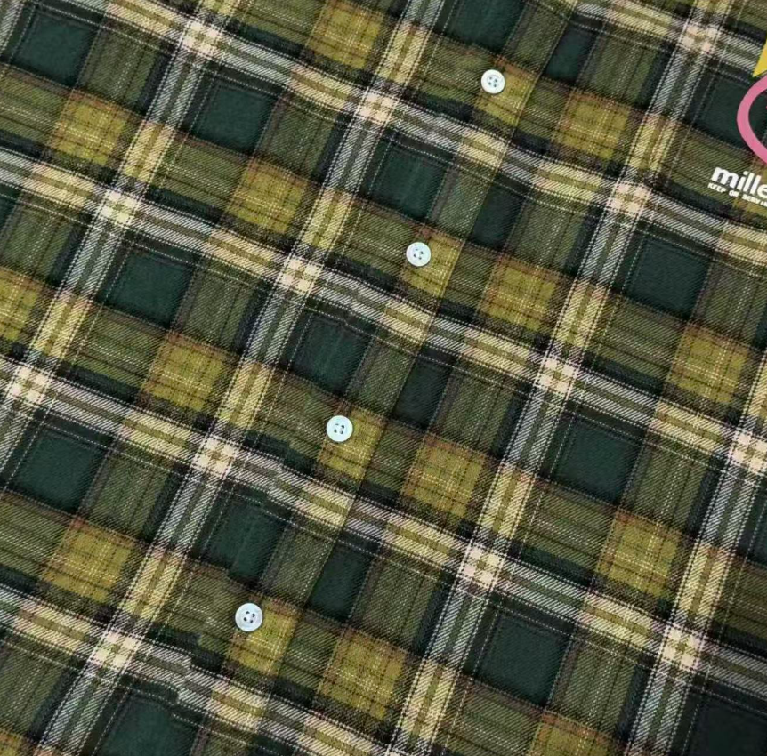 False Perception Angle Inside Plaid Flannel Shirt