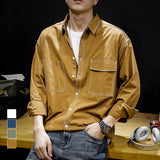 #DMQ-Z123# Trendy Long Sleeve Shirt