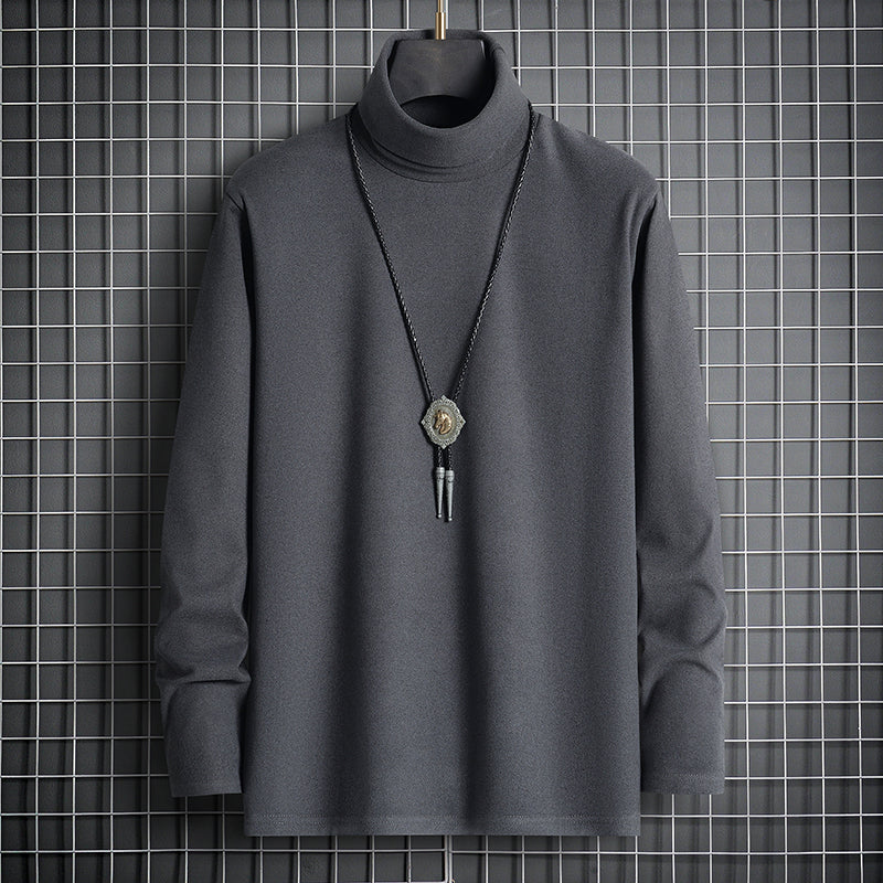 #JSB-DDS7776# Autumn and winter fleece long-sleeved bottoming shirt