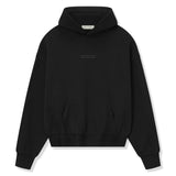 Fear Of God Essentials Classic Fleece Jet Black Hoodie (FW25)