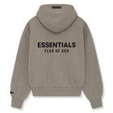 Fear Of God Essentials Classic Hood Homestead Heather Zip-Up Hoodie (SS25)