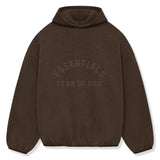 Fear Of God Essentials Core Collection Nylon Fleece Heather Wood Hoodie