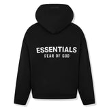 Fear Of God Essentials Fleece Black Hoodie (FW24)