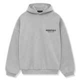 Fear Of God Essentials Fleece Light Heather Grey Hoodie (FW24)