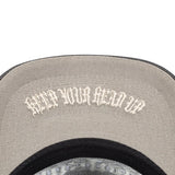 Godspeed Forever Black Leather Trucker Hat