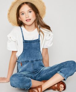 Bermuda Denim Overalls